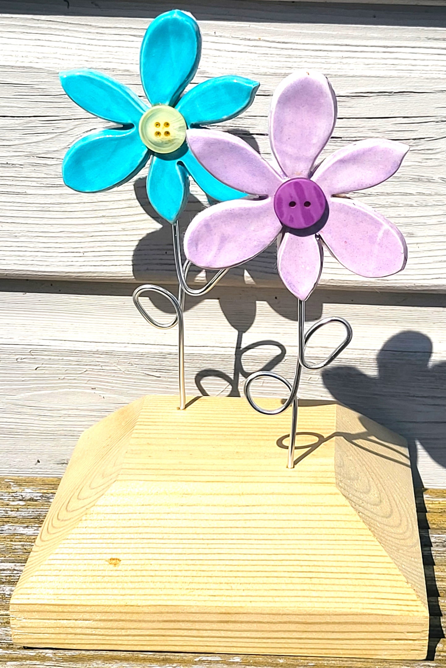 Flowers ceramic duo