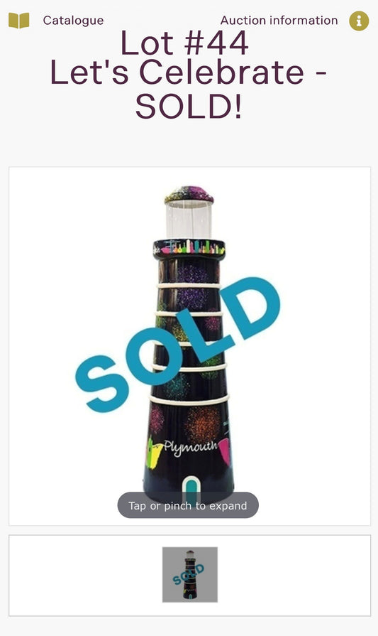 Lighthouse "Let's Celebrate" - SOLD